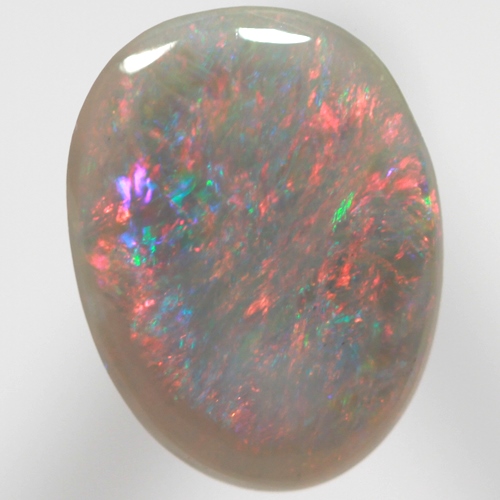 SOLID SEMI BLACK OPAL Brigh reds over blues SEE VIDEO